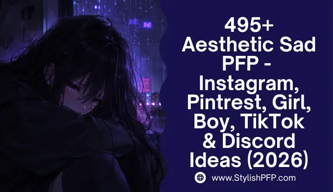 Aesthetic Sad PFP
