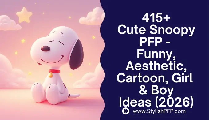Cute Snoopy PFP