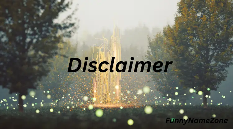 Disclaimer