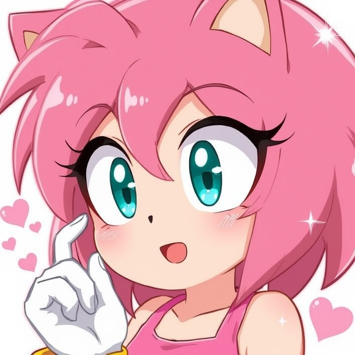 Amy Rose PFP Fanart