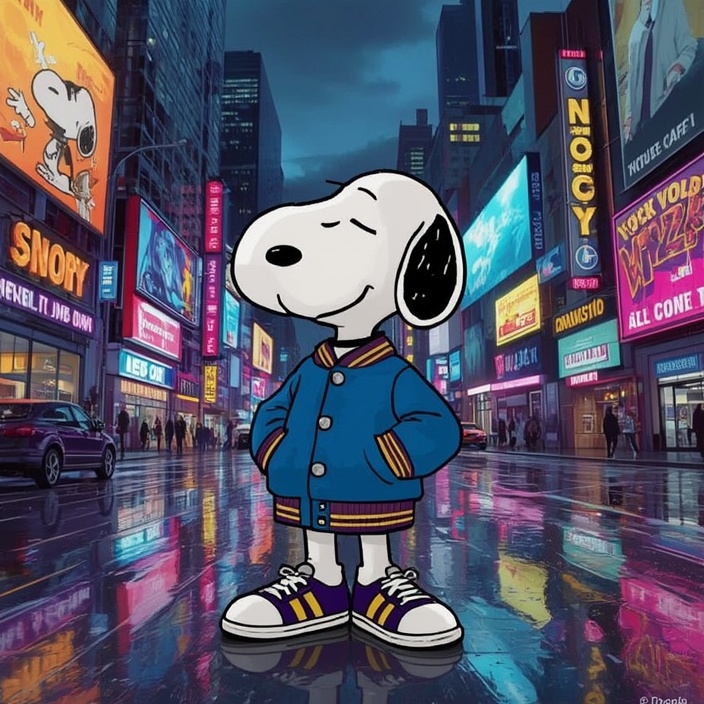 AI-Generated Cute Snoopy PFP
