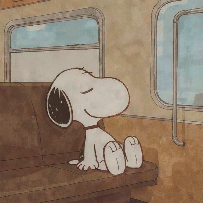 Pink Cute Snoopy PFP