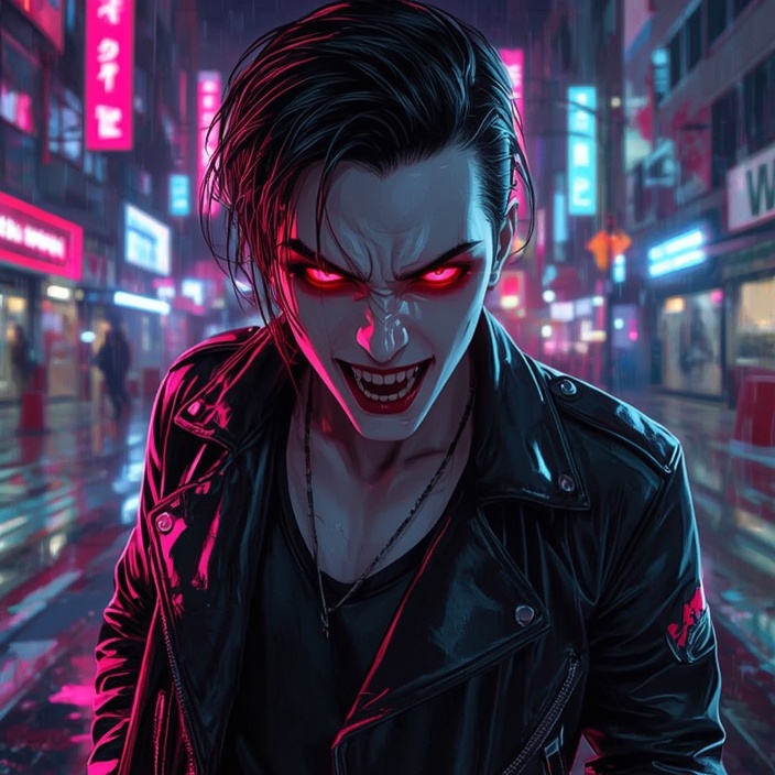 Gender-Neutral Discord Vampire PFP