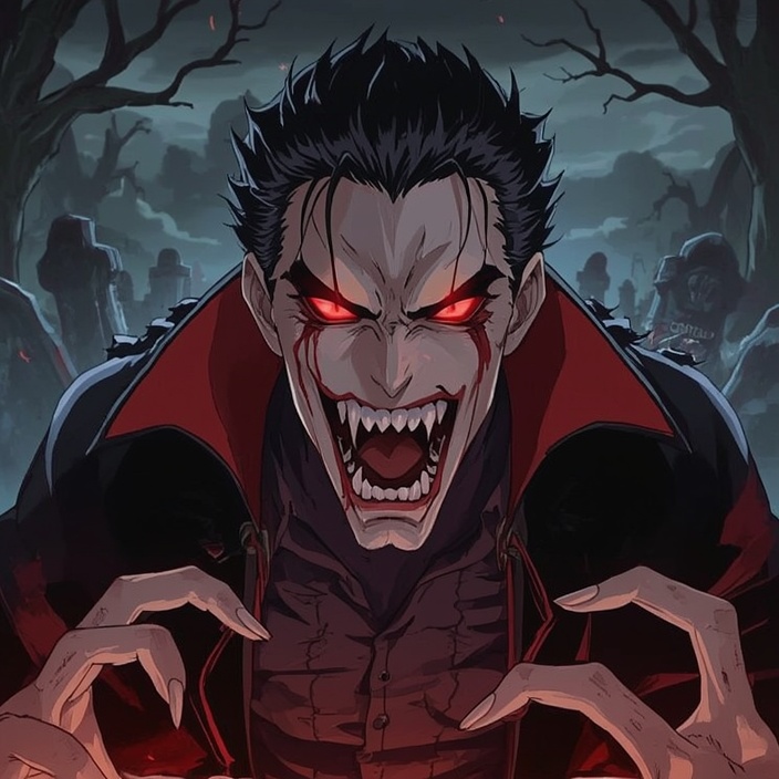 3D Realistic Vampire PFP