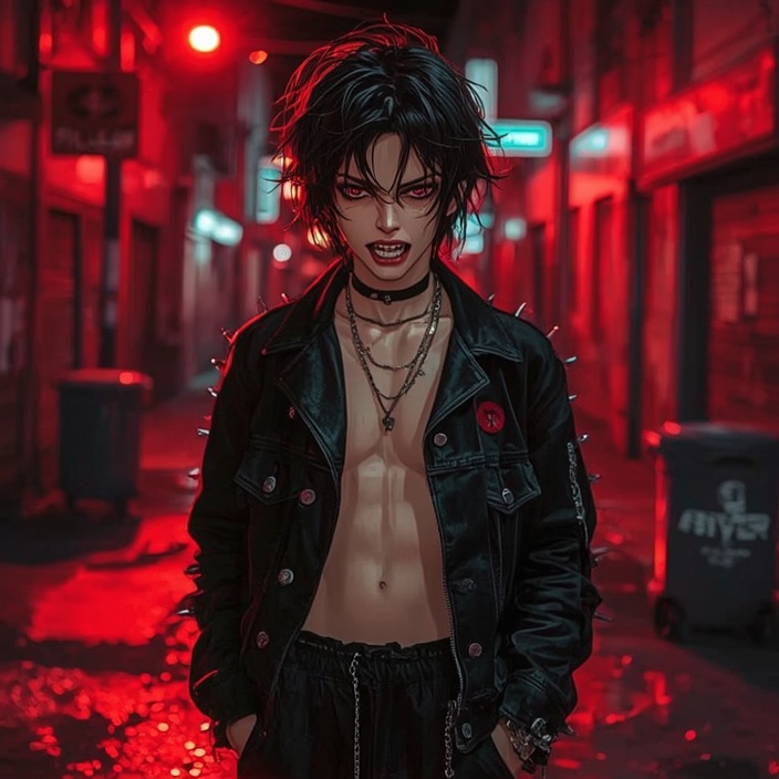 Vampire PFP Boy
