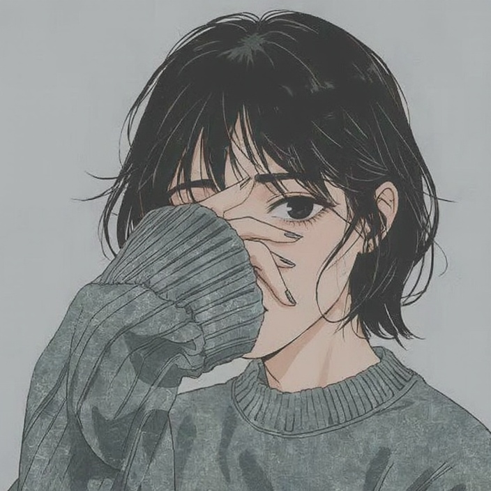Aesthetic Sad PFP for Girls