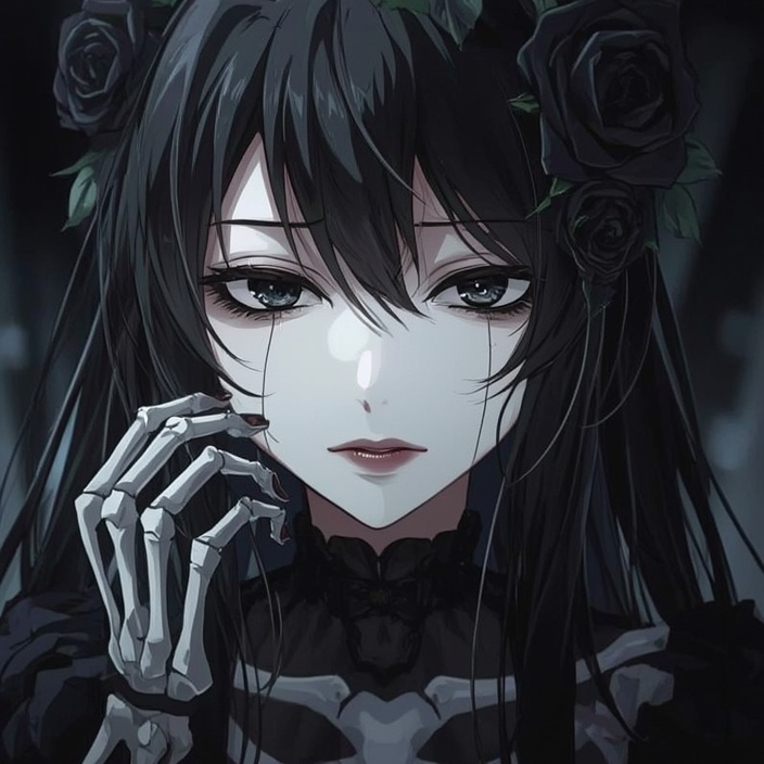 Skeleton Aesthetic Sad PFP