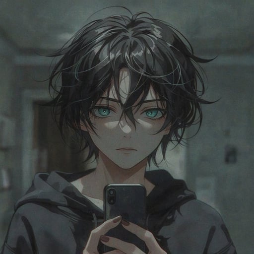 Cute Aesthetic PFP Black and White