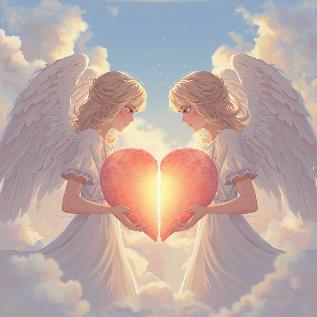 Minimal Angel Aesthetic PFP